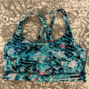 Lululemon MultiColorEnergy Sport Bra Size 8
